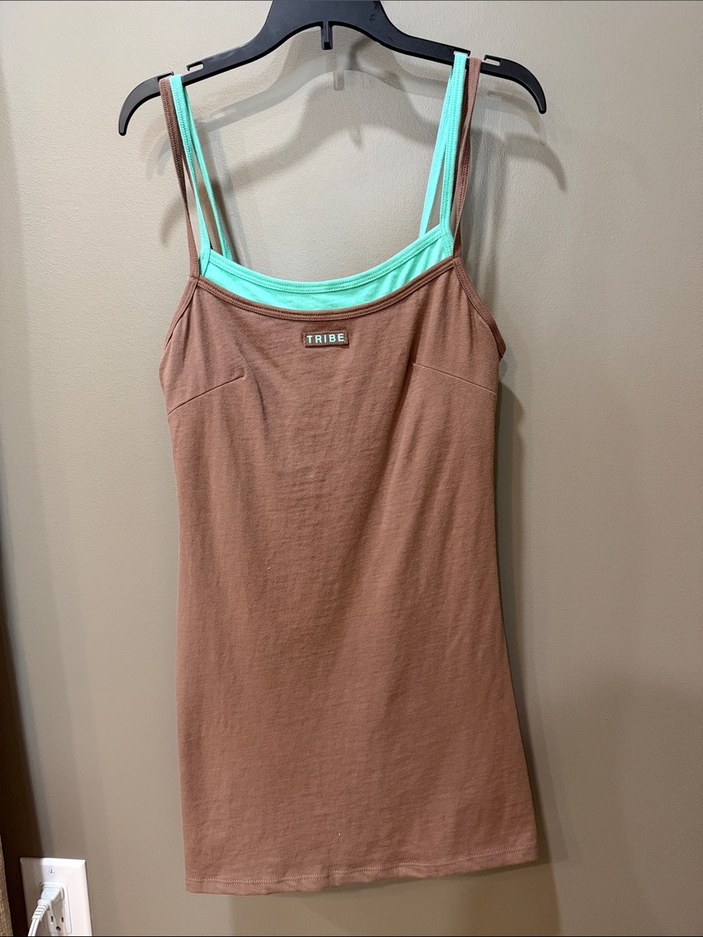 Tribe Kelley Yacht dress in Tidewater Teal/Tan